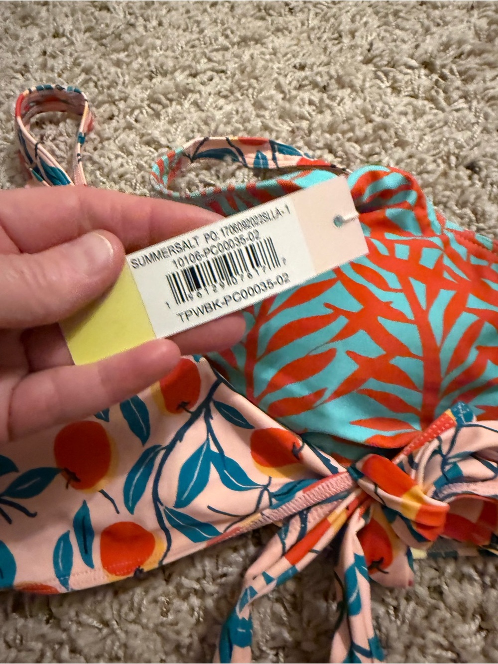NWT DVF x Summersalt Perfect Wrap Bikini - Picture 7 of 12